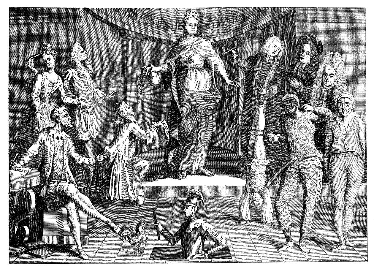The judgement of the Queens Common Sense by Unbekannt
