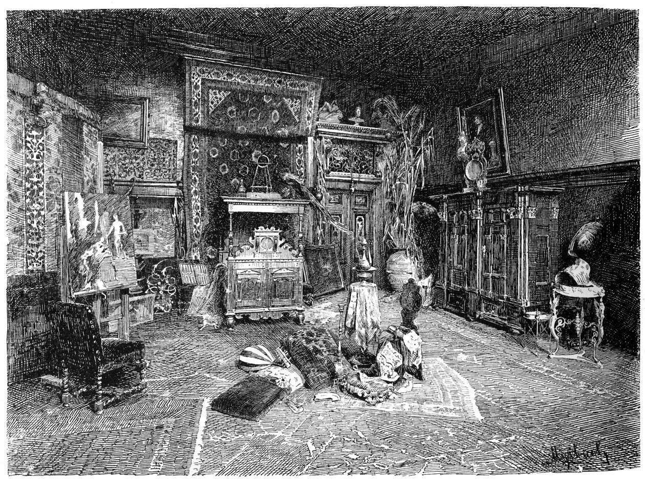 The little studio of Hans Makart, Vienna, Austria by Unbekannt