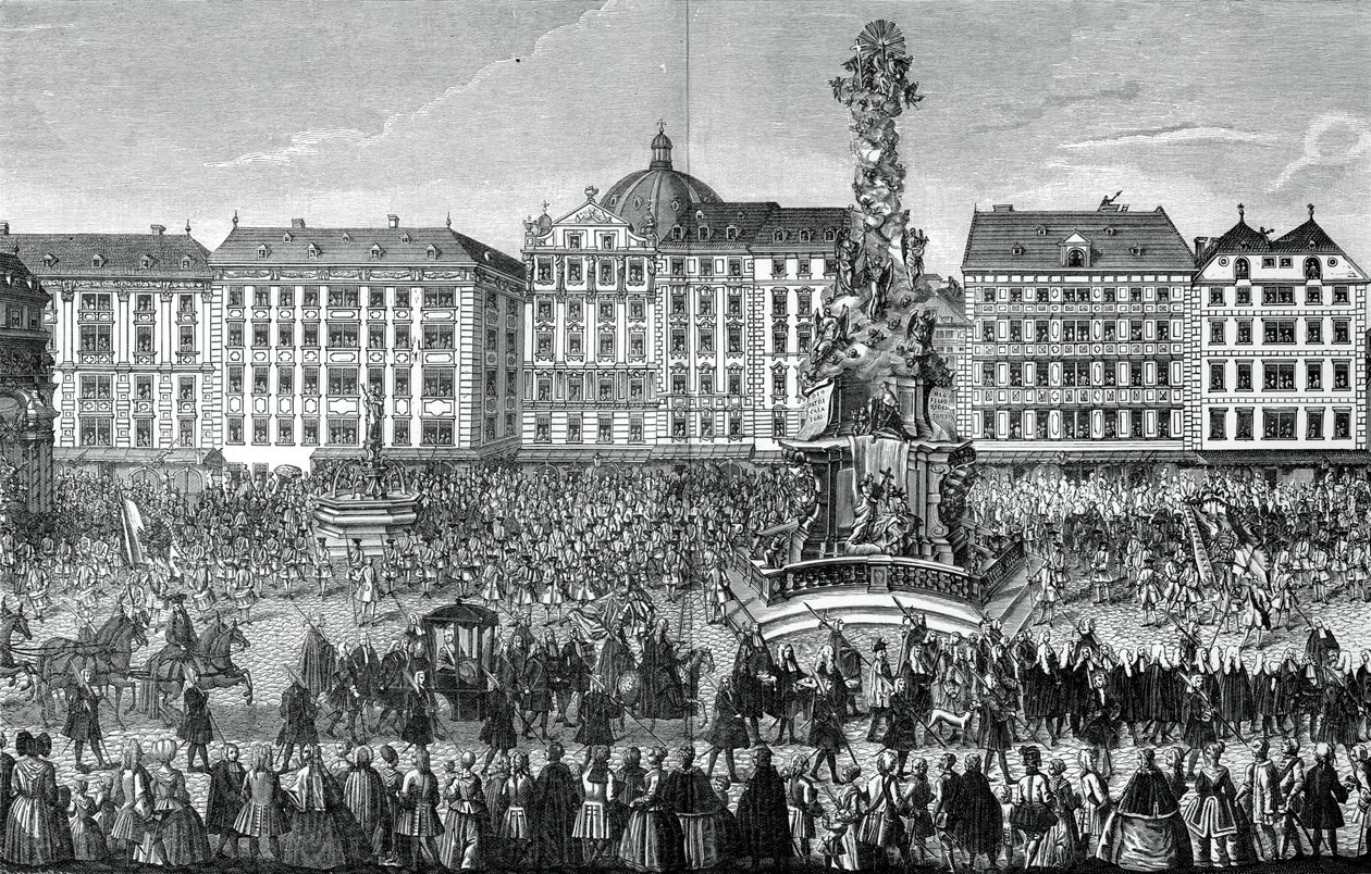 The Oath of Fealty to Maria Theresa as Archduchess of Austria, 22 November 1740 by Unbekannt