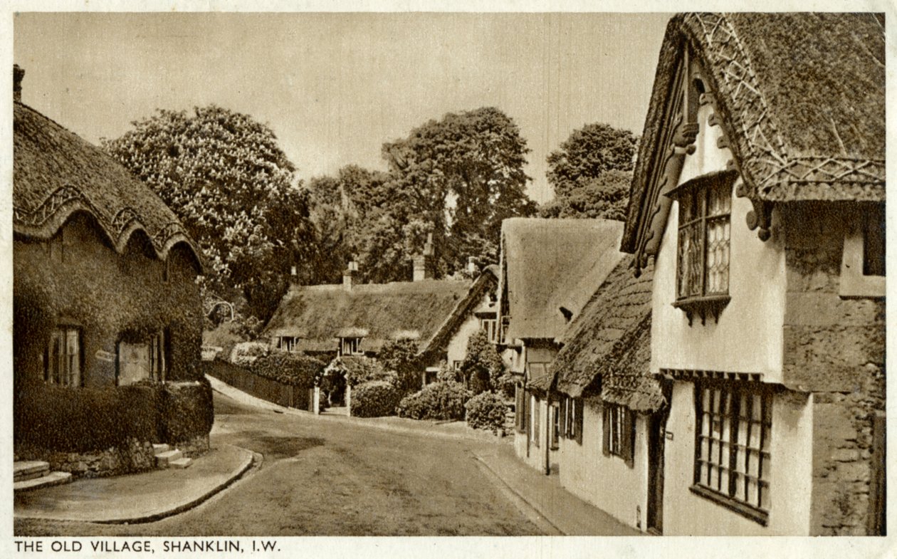 The old village, Shanklin, Isle of Wight by Unbekannt