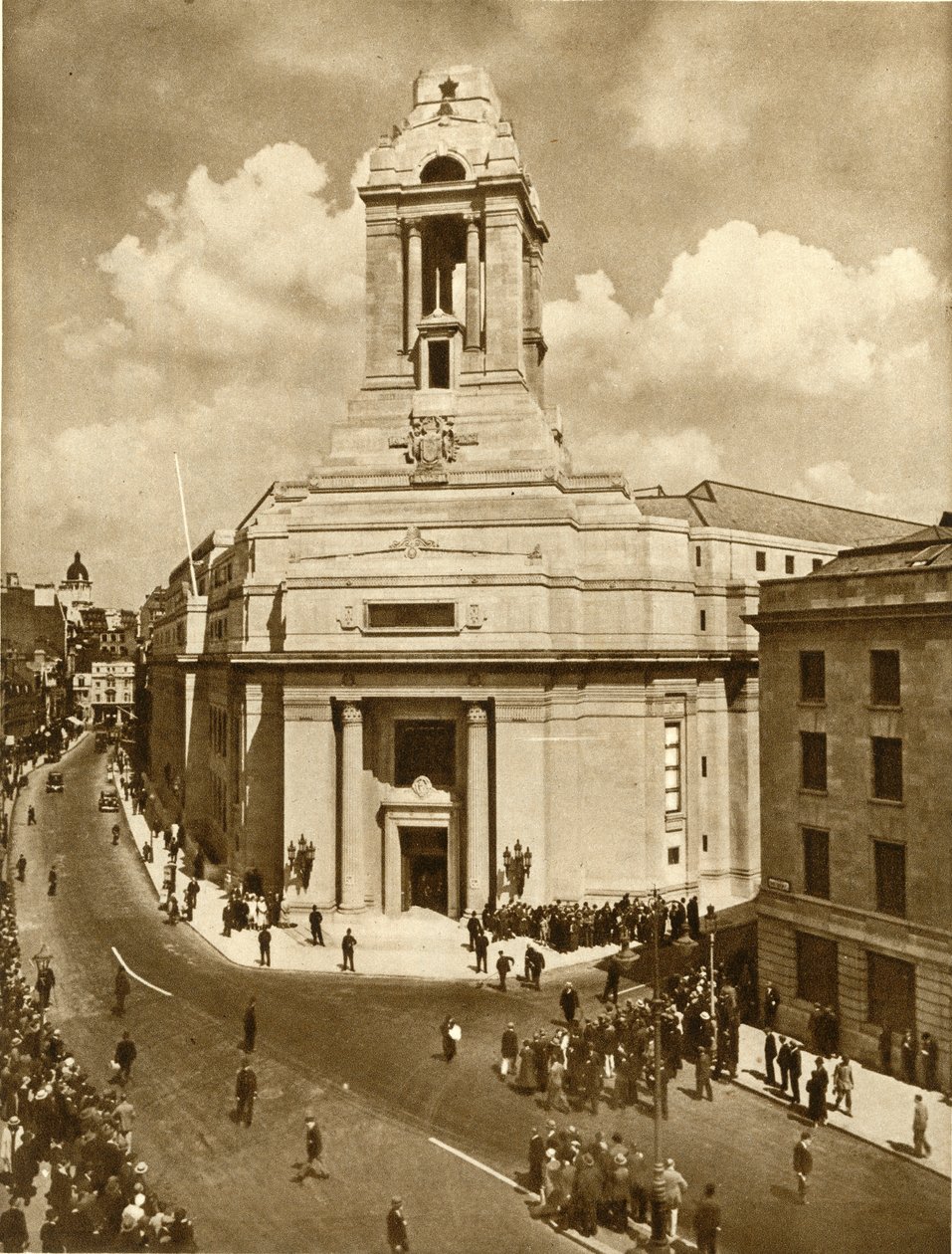The Opening of the Masonic Peace Memorial, Great Queen Street, London, 19 July 1933 by Unbekannt
