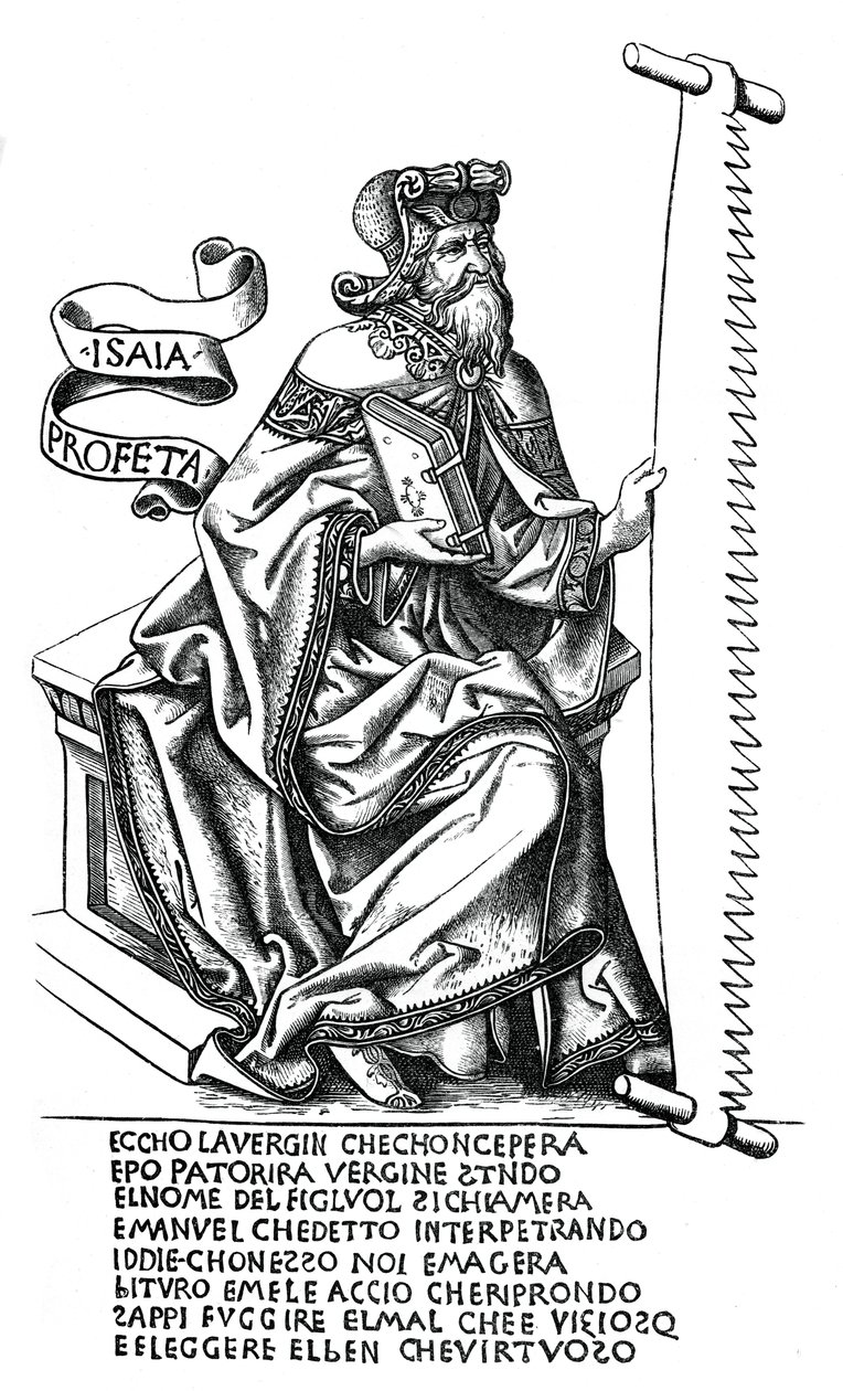 The Prophet Isaiah with the Instrument of His Martyrdom by Unbekannt
