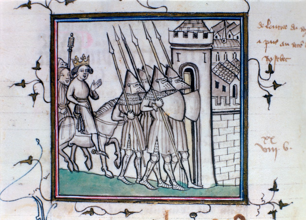 The Return of Charles VI of France After the Battle of Rosbecque by Unbekannt
