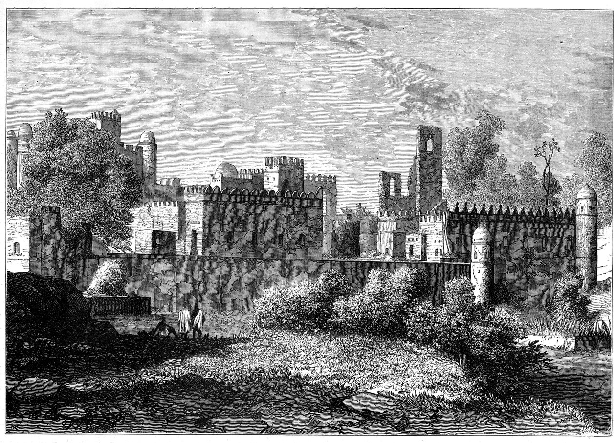 The Royal Palace at Gondar, the Ancient Capital of Abyssinia by Unbekannt