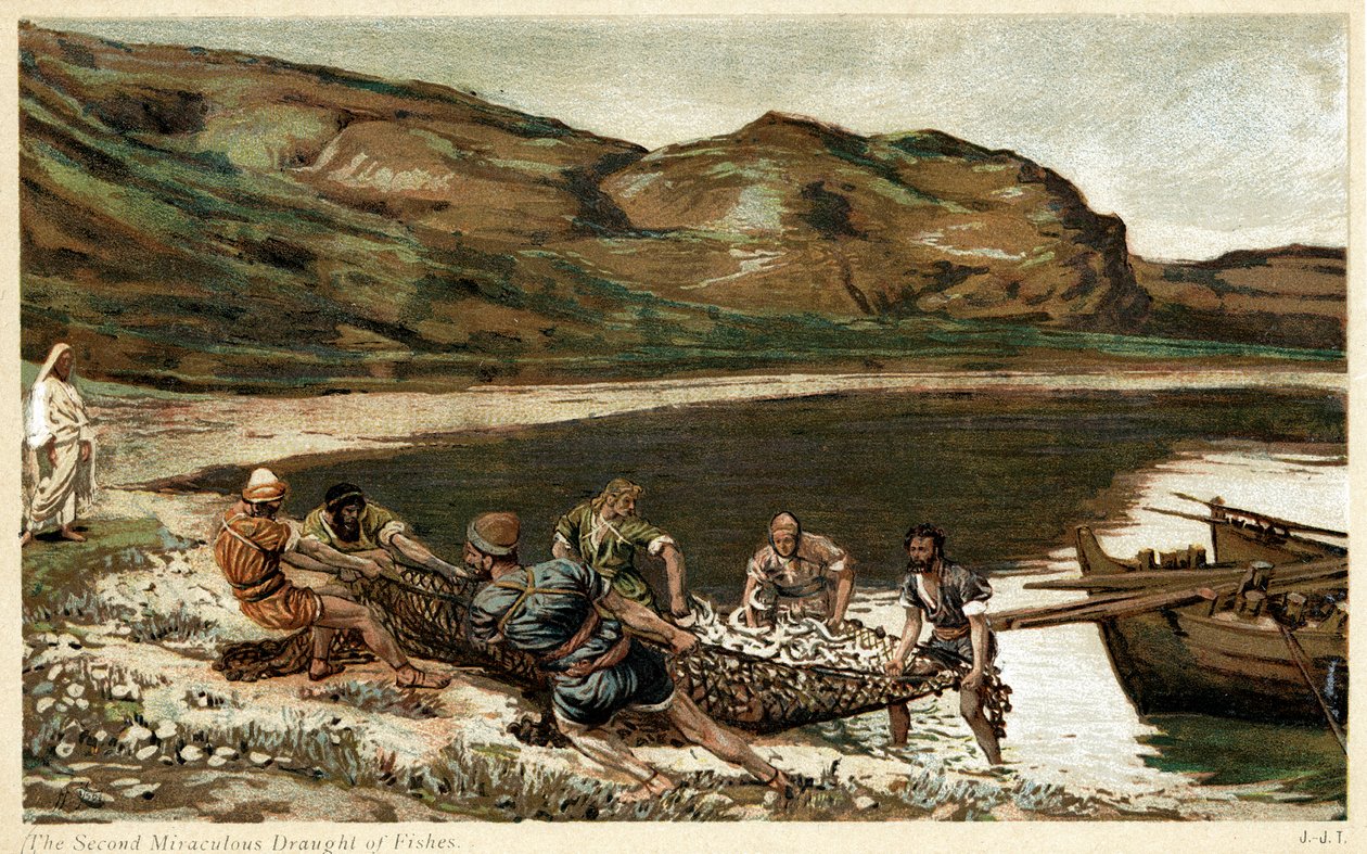 The Second Miraculous Draught of Fishes by Unbekannt