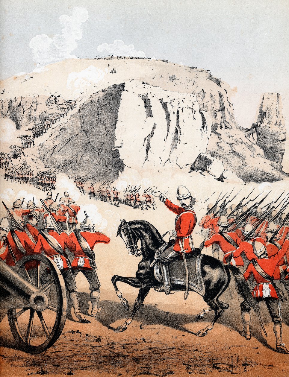 The Storming of Magdala, Ethiopia, 13 April 1868 by Unbekannt