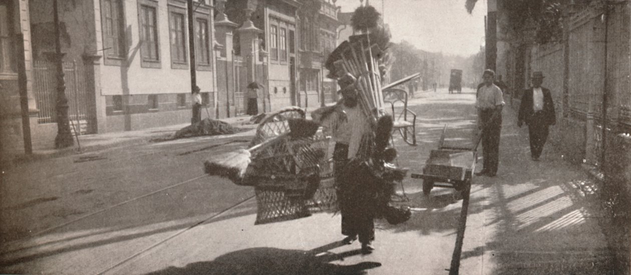 The Wicker-Work Vendor by Unbekannt