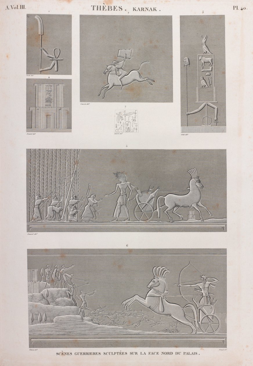Thebes: Karnak by Unbekannt