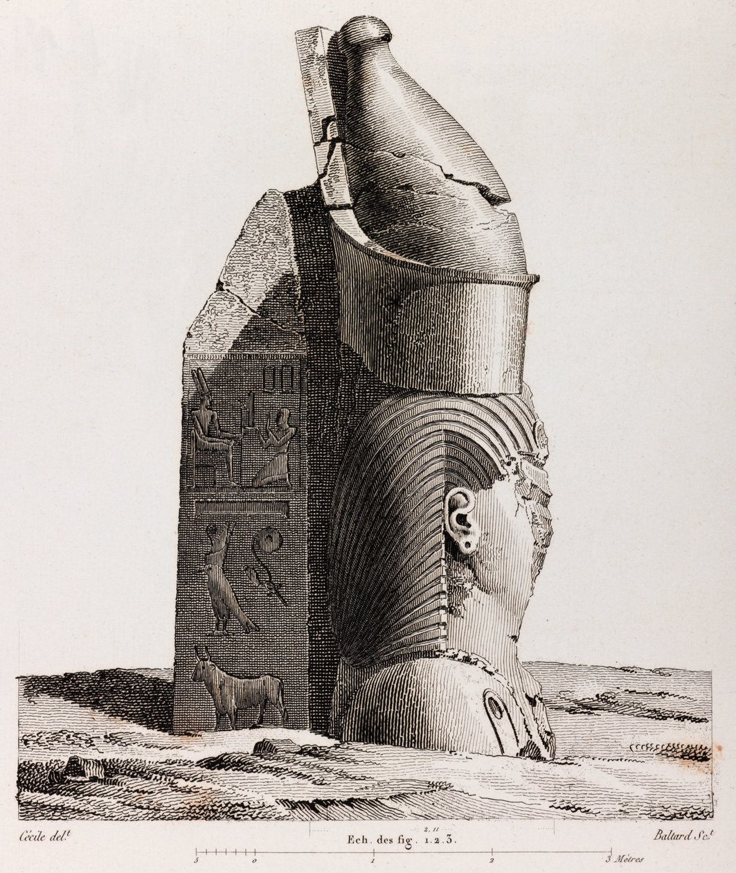 Thebes, Luxor (close up) by Unbekannt