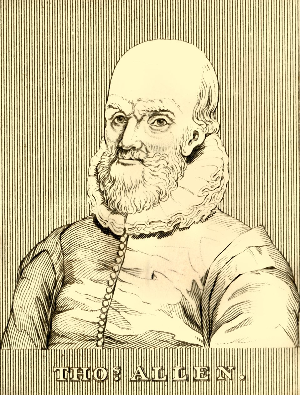 Thomas Allen, 1542-1632, 1830 by Unbekannt