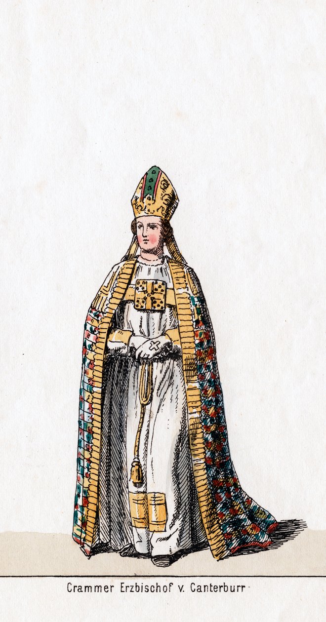 Thomas Cranmer, costume design for Shakespeare