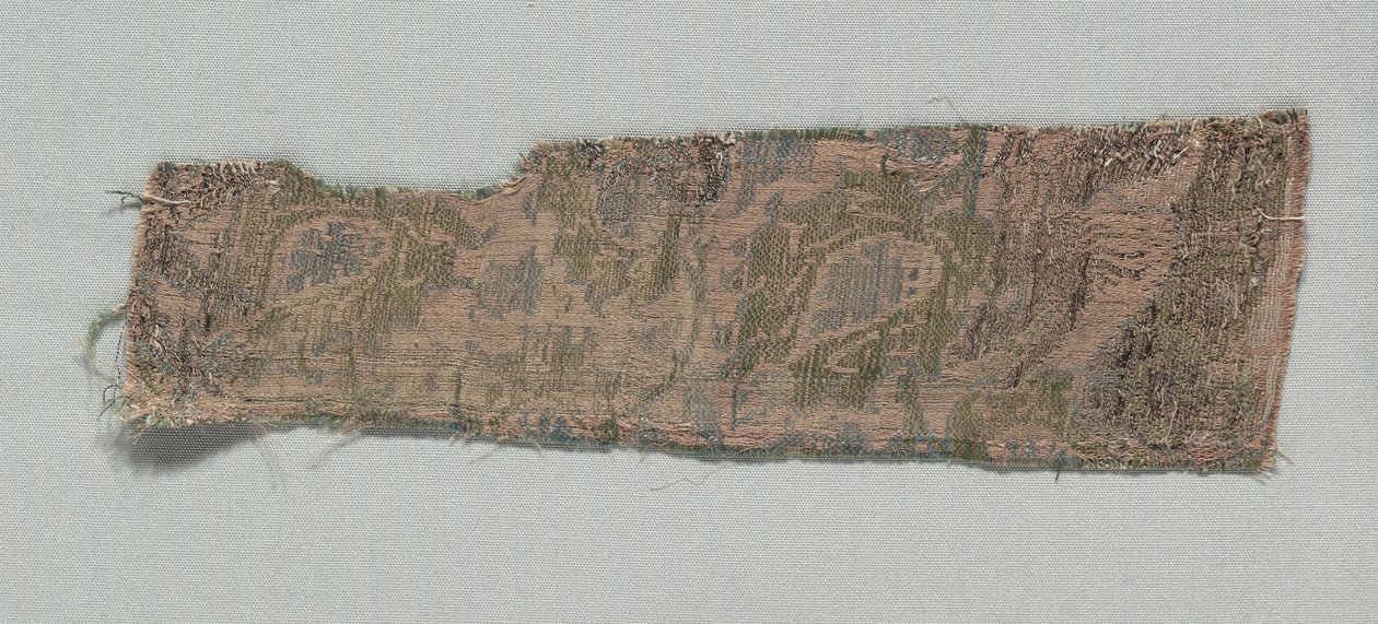 Three Fragments of Italian Gothic Silk by Unbekannt