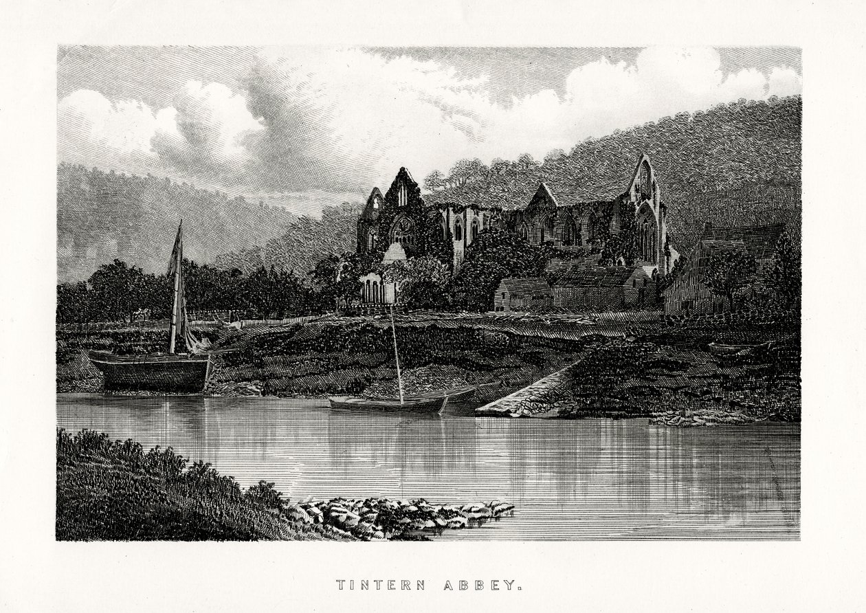 Tintern Abbey, Monmouthshire, England by Unbekannt