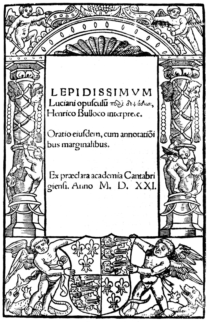 Title Page of Lucian by Unbekannt