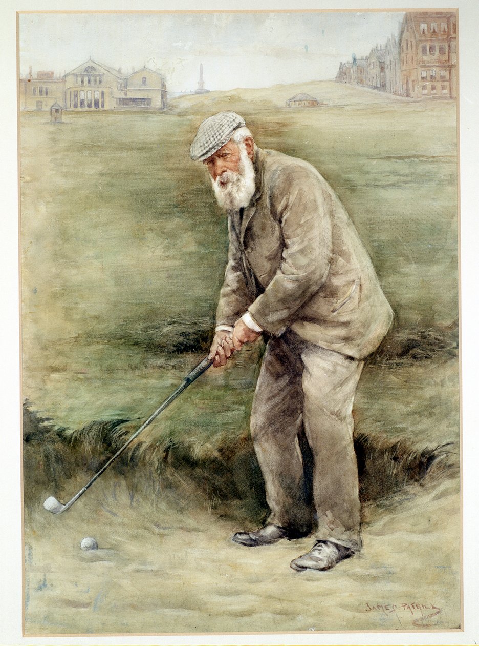 Tom Morris Senior, British Golfer, Portrait by Unbekannt