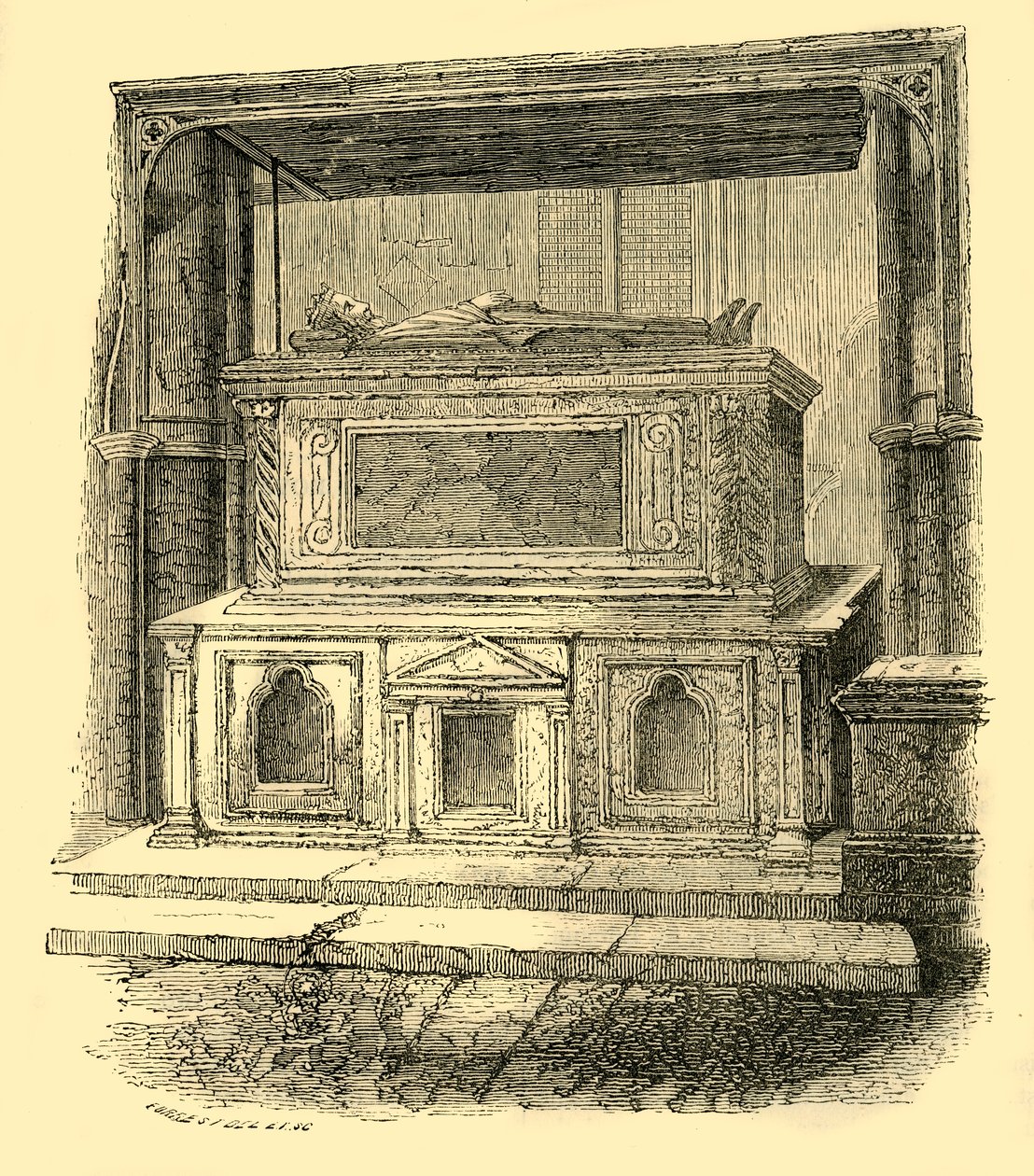 Tomb of Henry III by Unbekannt
