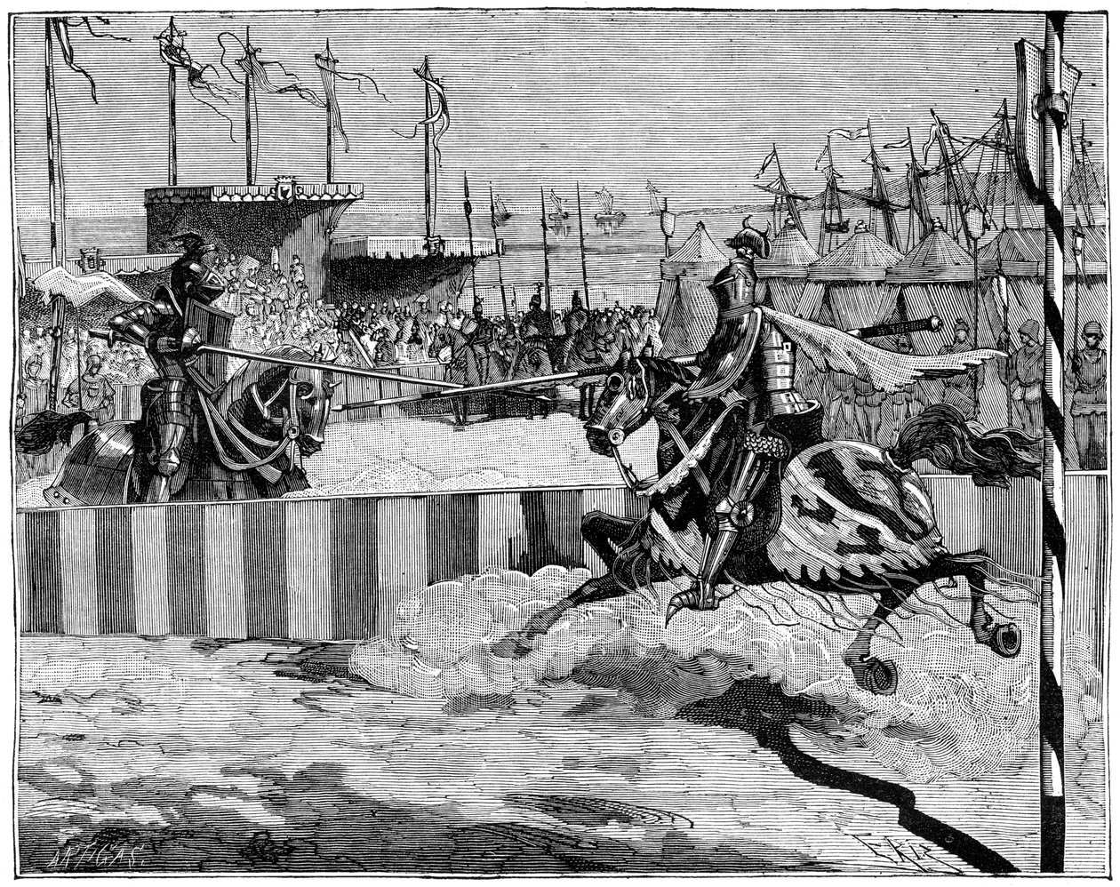 Tournament for the coronation of Louis II d