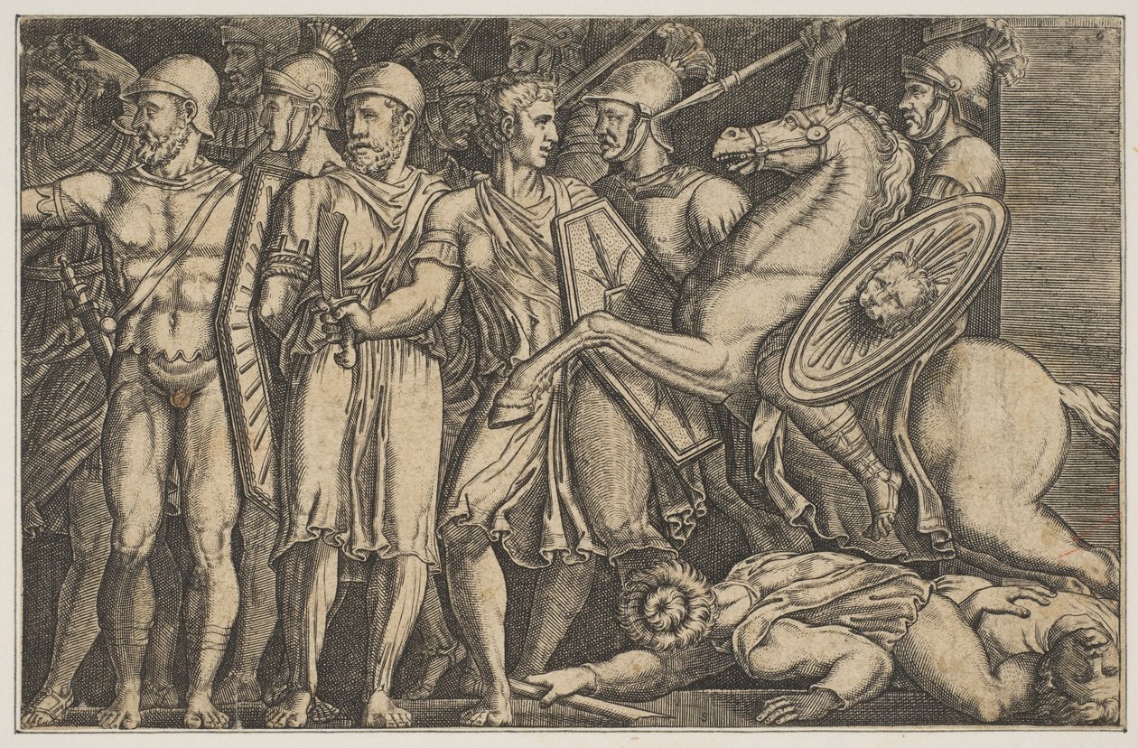 Trajan Fighting the Dacians, ca. 1515-1600 by Unbekannt