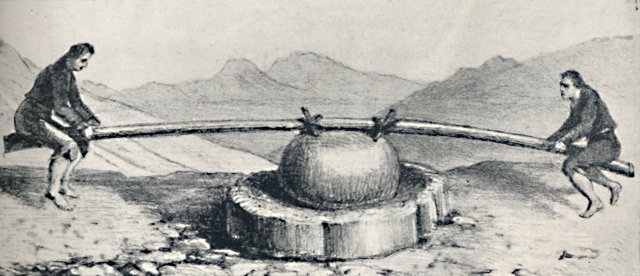 Trapiche or Mill Used at the Lavaderos or Gold Washings by Unbekannt