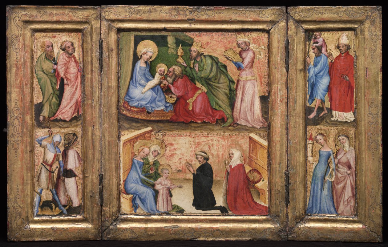 Triptych with the Adoration of the Magi, c. 1424 by Unbekannt