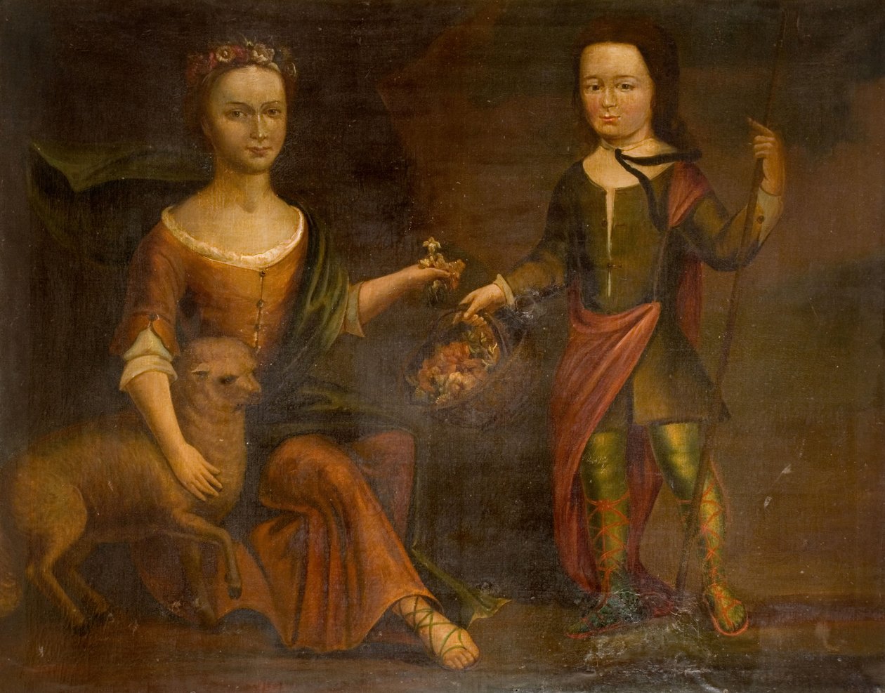 Two Children Of The Holte Family by Unbekannt