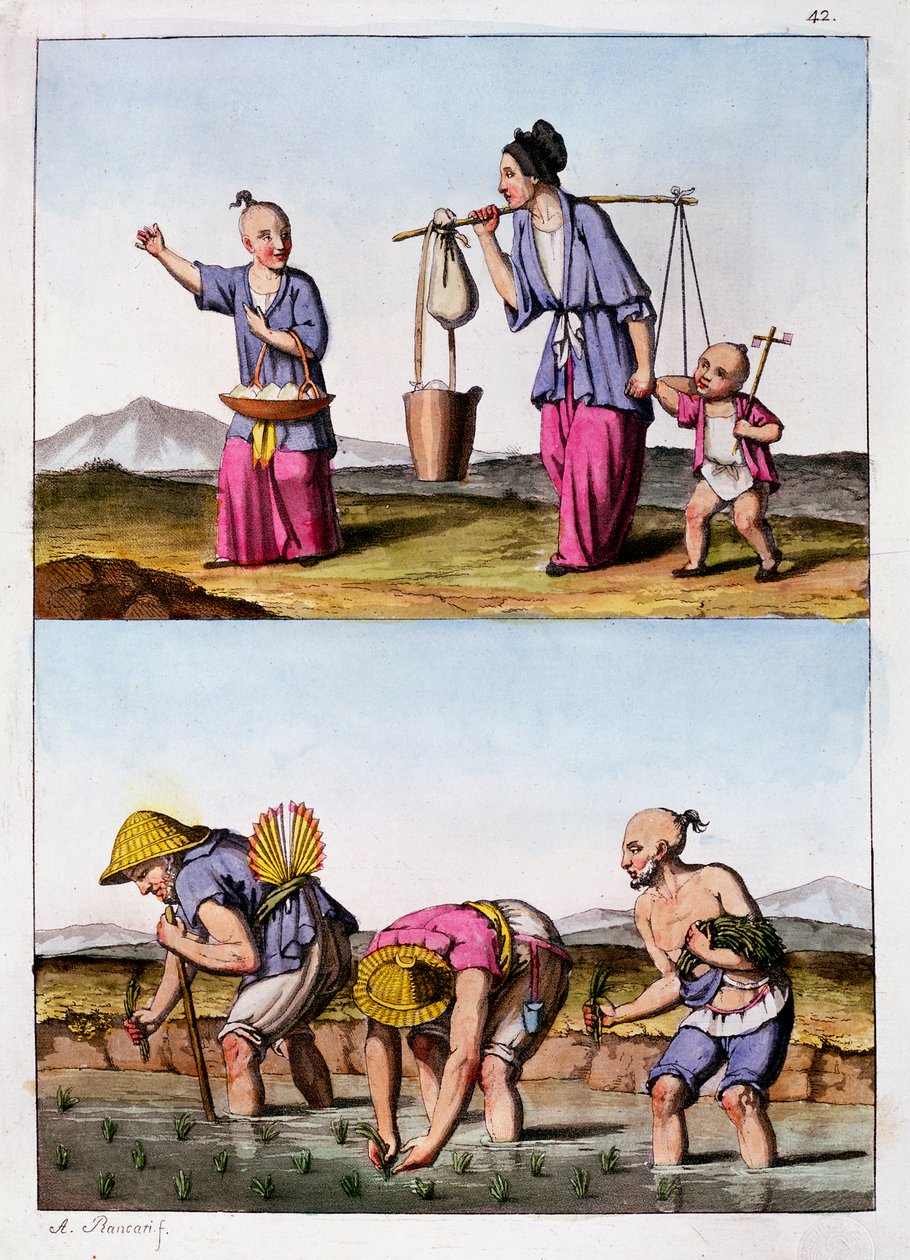 Two Chinese Scenes, c1830 by Unbekannt