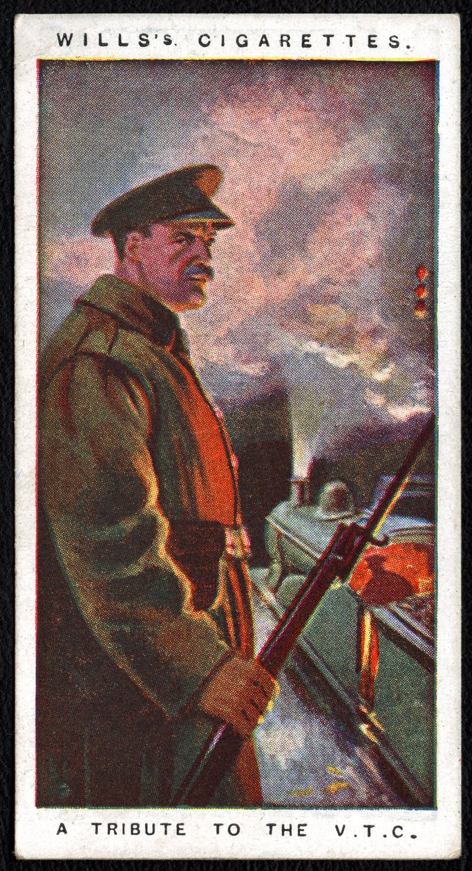 United Kingdom: One of a series of twenty-four cigarette cards published in 1917 by the Imperial Tobacco Company as a tribute to the war effort of the military and civilian forces by Unbekannt