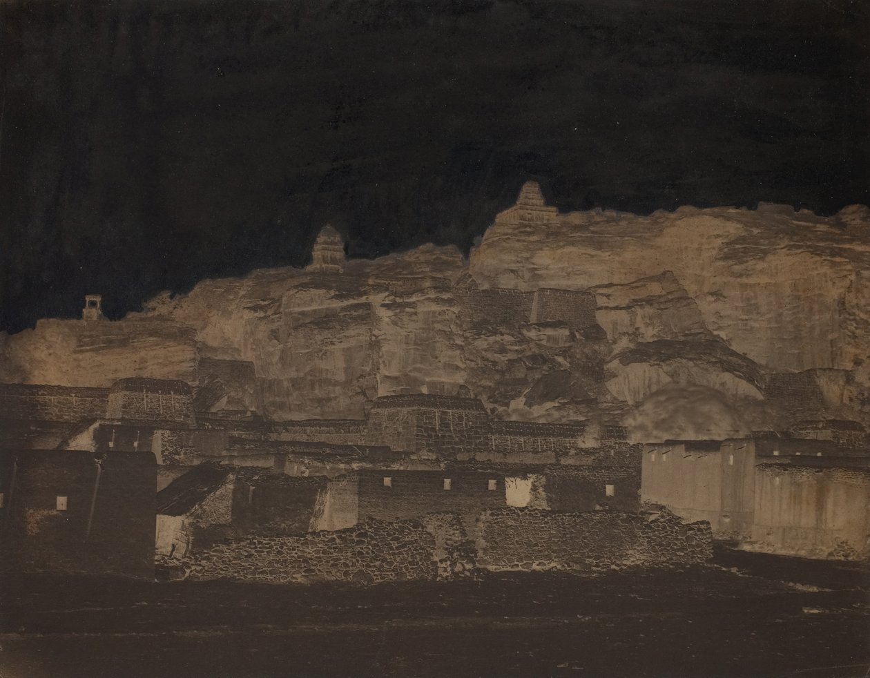 Untitled [Buildings, Possibly an Archaeological Site] by Unbekannt