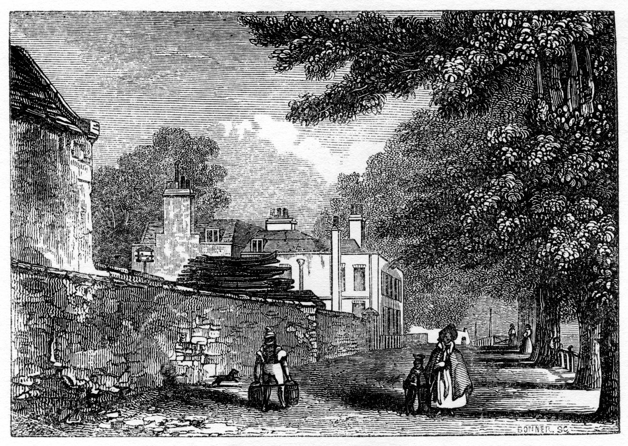 Upper Flask Tavern, Hampstead Heath, Residence of George Steevens by Unbekannt