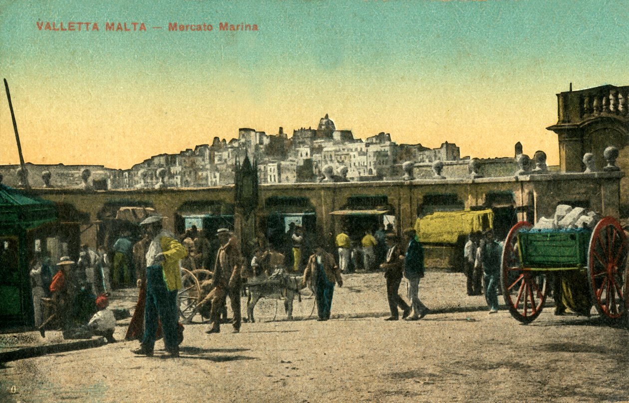 Valetta Malta - Mercato Marina by Unbekannt