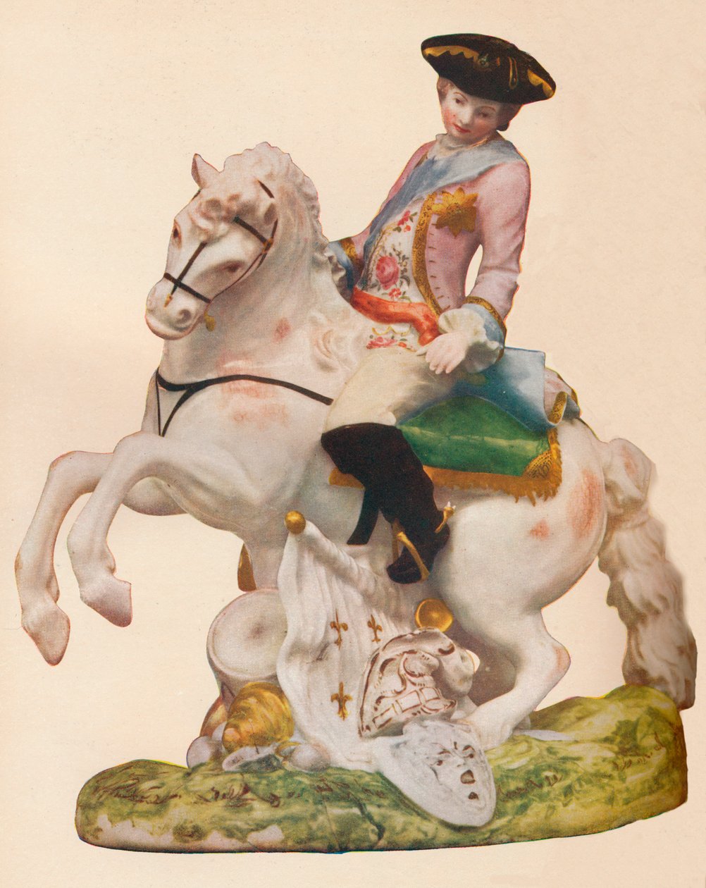 Vauxhall Porcelain figure, probably representing Ferdinand, Duke of Brunswick by Unbekannt
