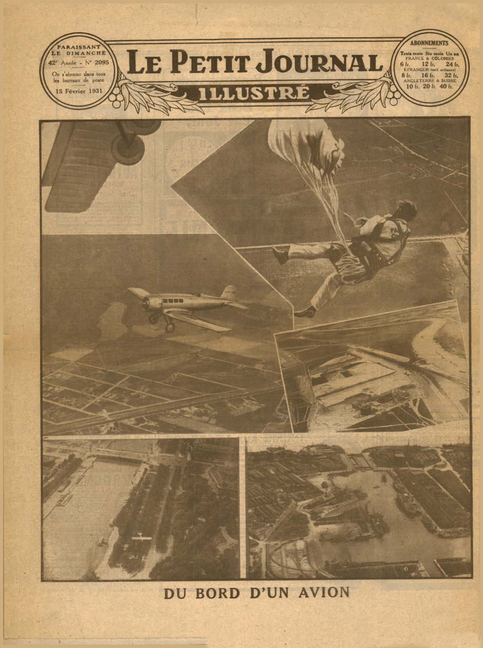 View from on Board a Plane, 1931 by Unbekannt