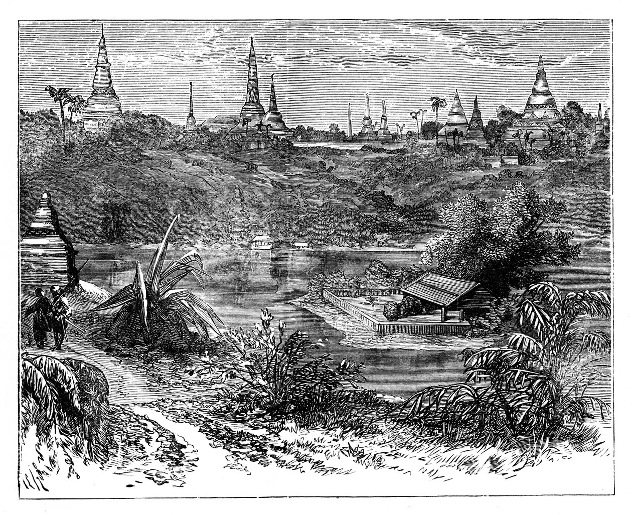 View Near Rangoon, Burma, c1888 by Unbekannt