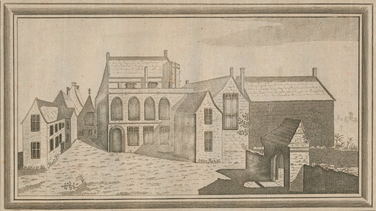 View of Minster Lovel Priory in the County of Oxford, 1784 by Unbekannt