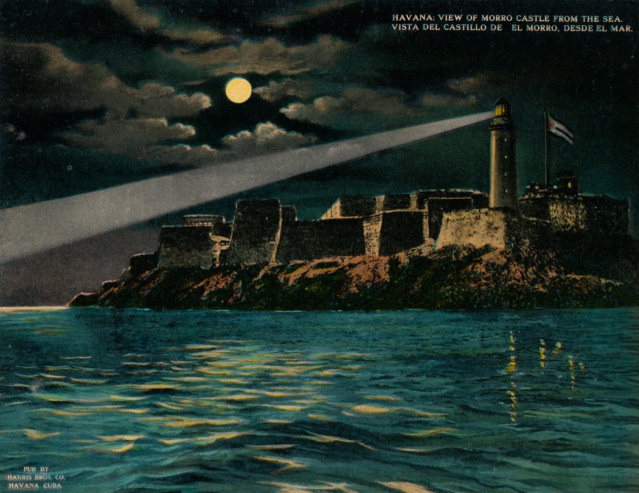 View of Morro Castle from the Sea, Havana, Cuba, c. 1920 by Unbekannt