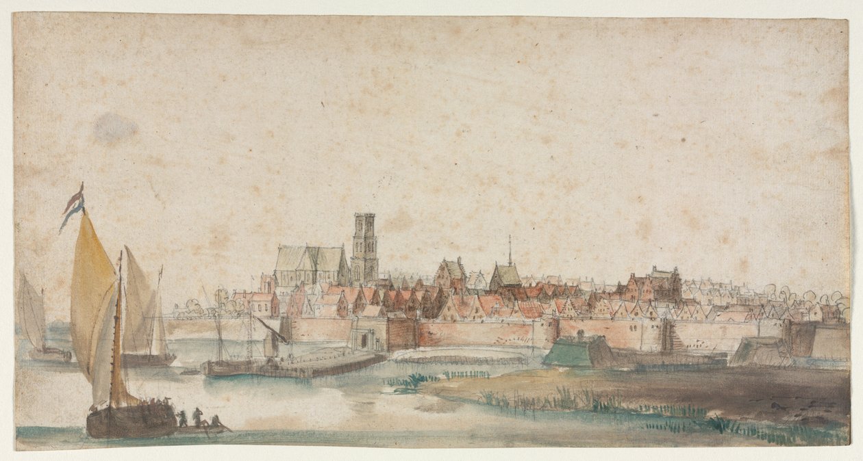 View of St. Geertruidenberg by Unbekannt