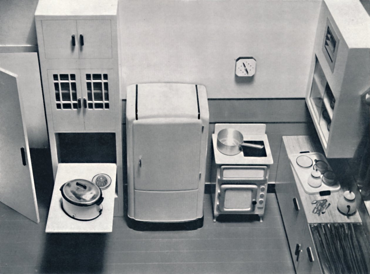 View of a Kitchen, Designed by H.M.V. Household Appliances by Unbekannt