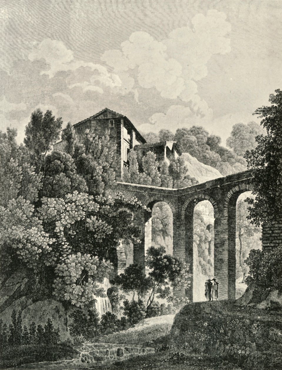 View of the Aqueduct, near the Alhambra by Unbekannt