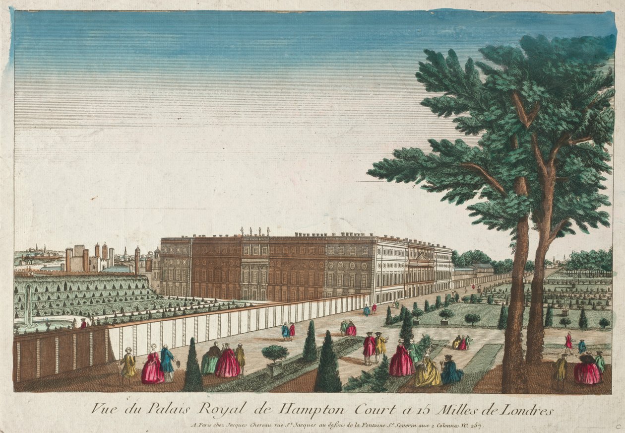 View of the Royal Palace of Hampton Court by Unbekannt