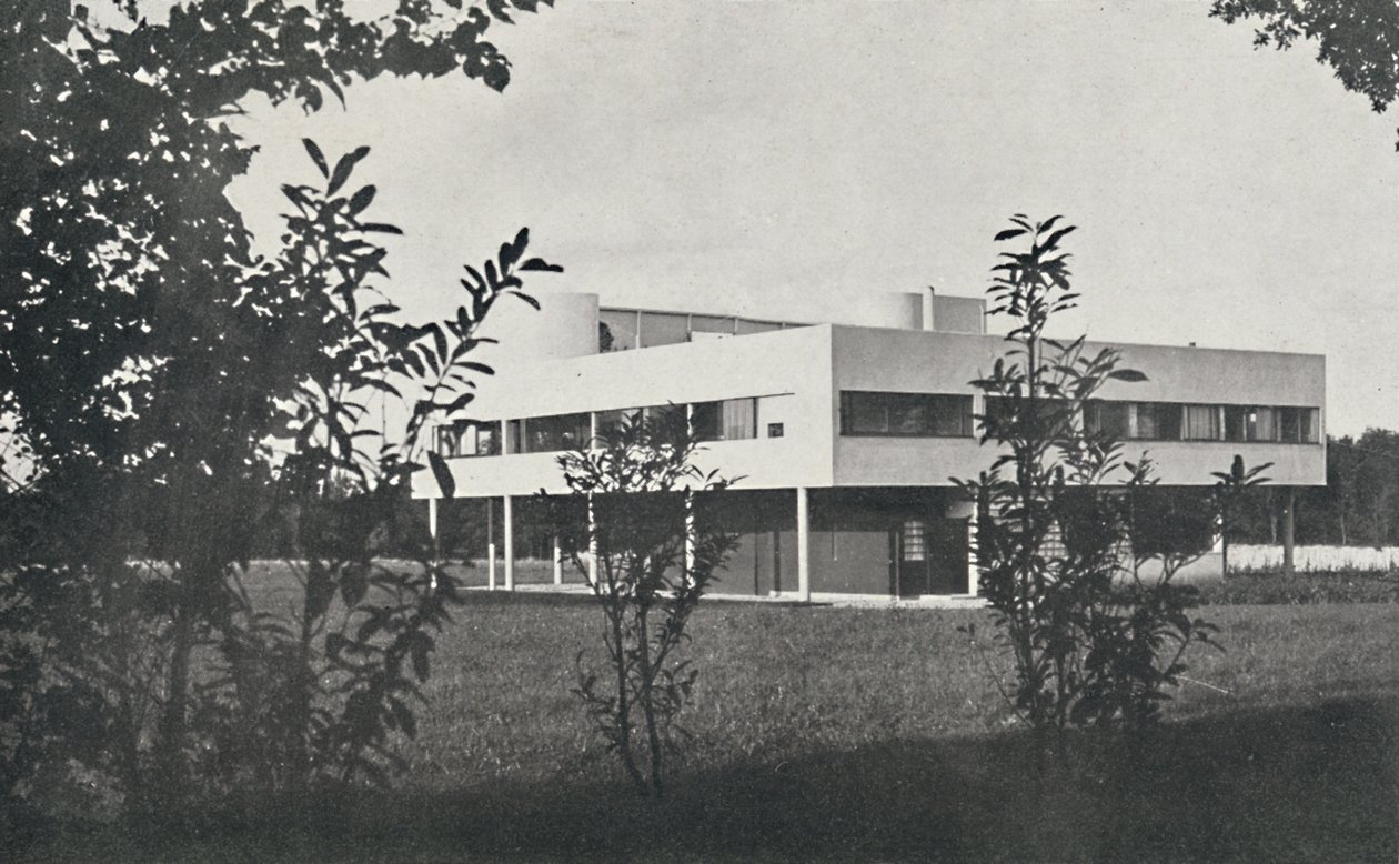 Villa at Poissy, constructed in reinforced concrete by Unbekannt