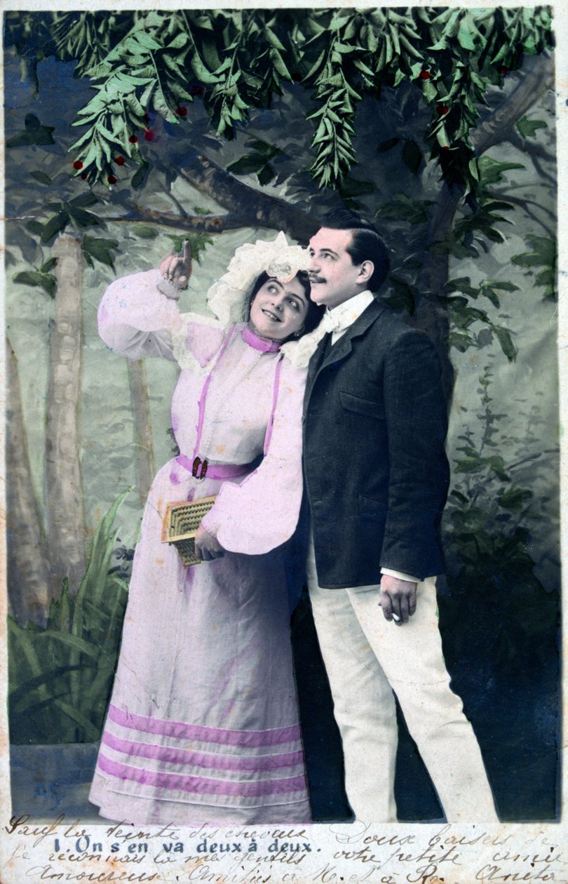 Vintage French postcard, c1900 by Unbekannt