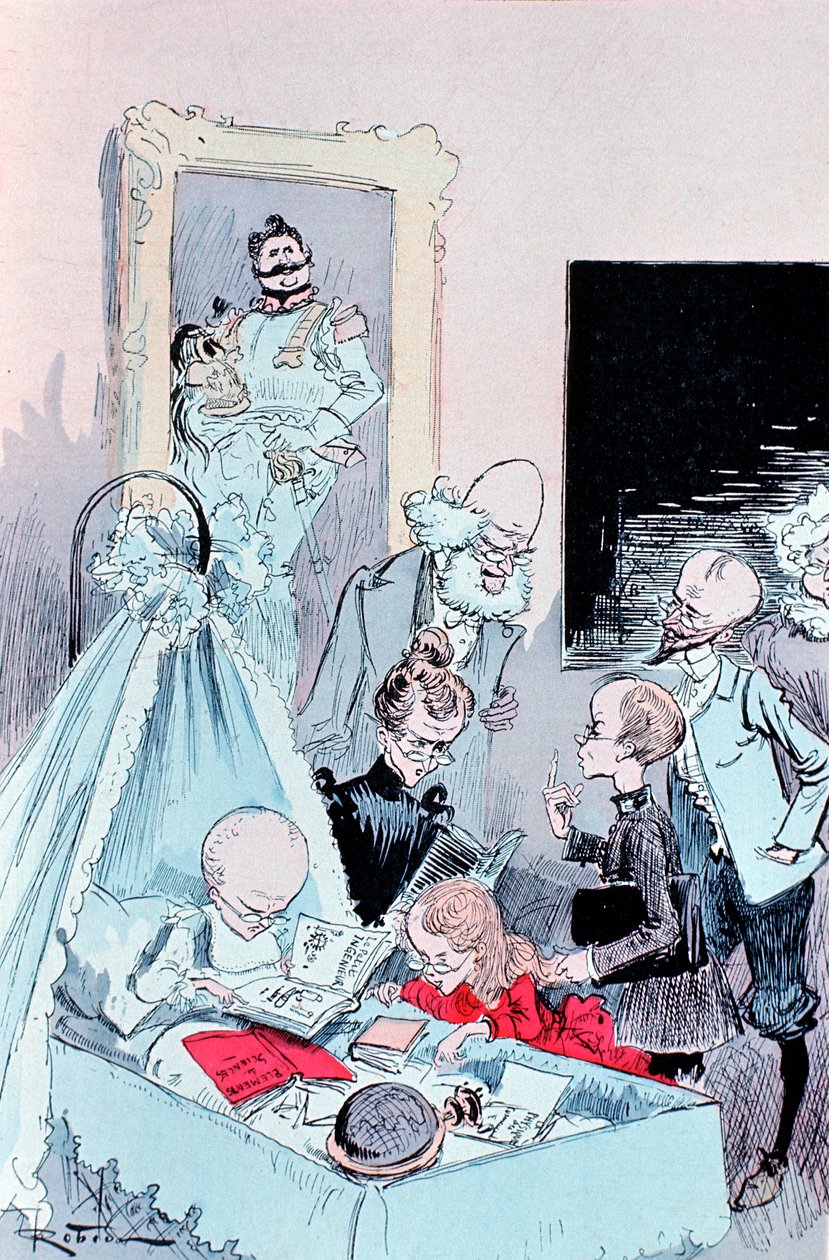 Vision of an Intellectual Family in the 1950s, 1883 by Unbekannt