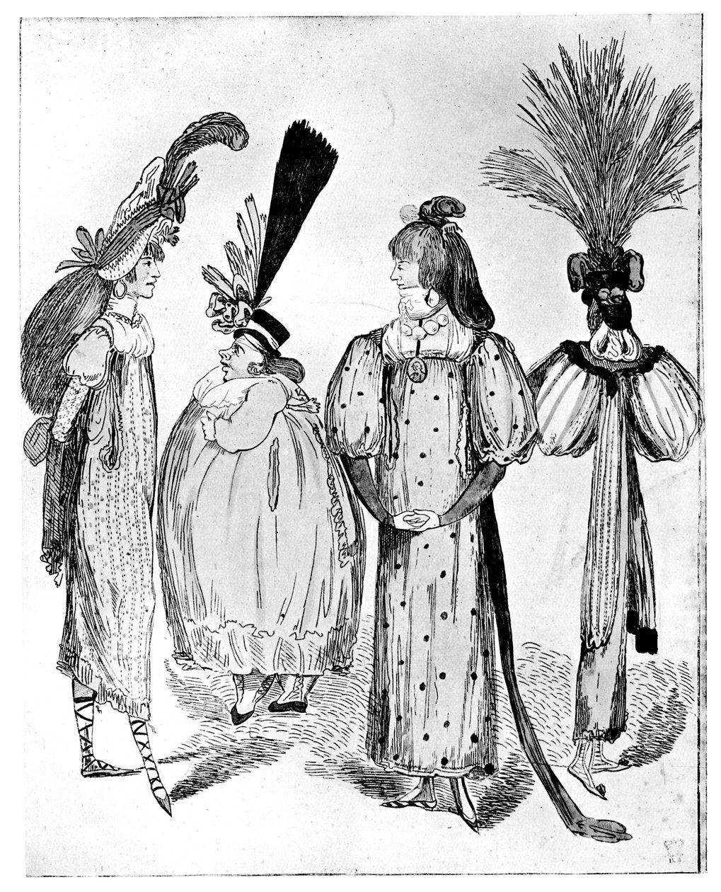 Waggoners Frocks or No Bodys of 1795 by Unbekannt