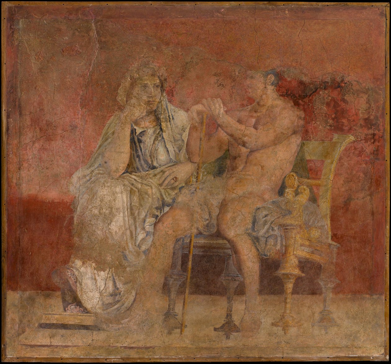 Wall painting from Room H of the Villa of P. Fannius Synistor at Boscoreale by Unbekannt