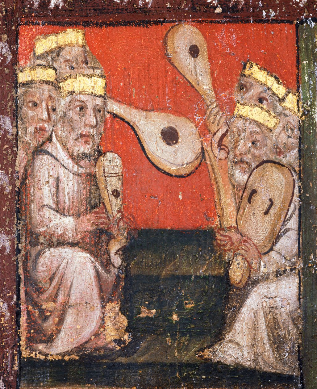 Wall Painting in the Chapter House, Westminster Abbey, London by Unbekannt