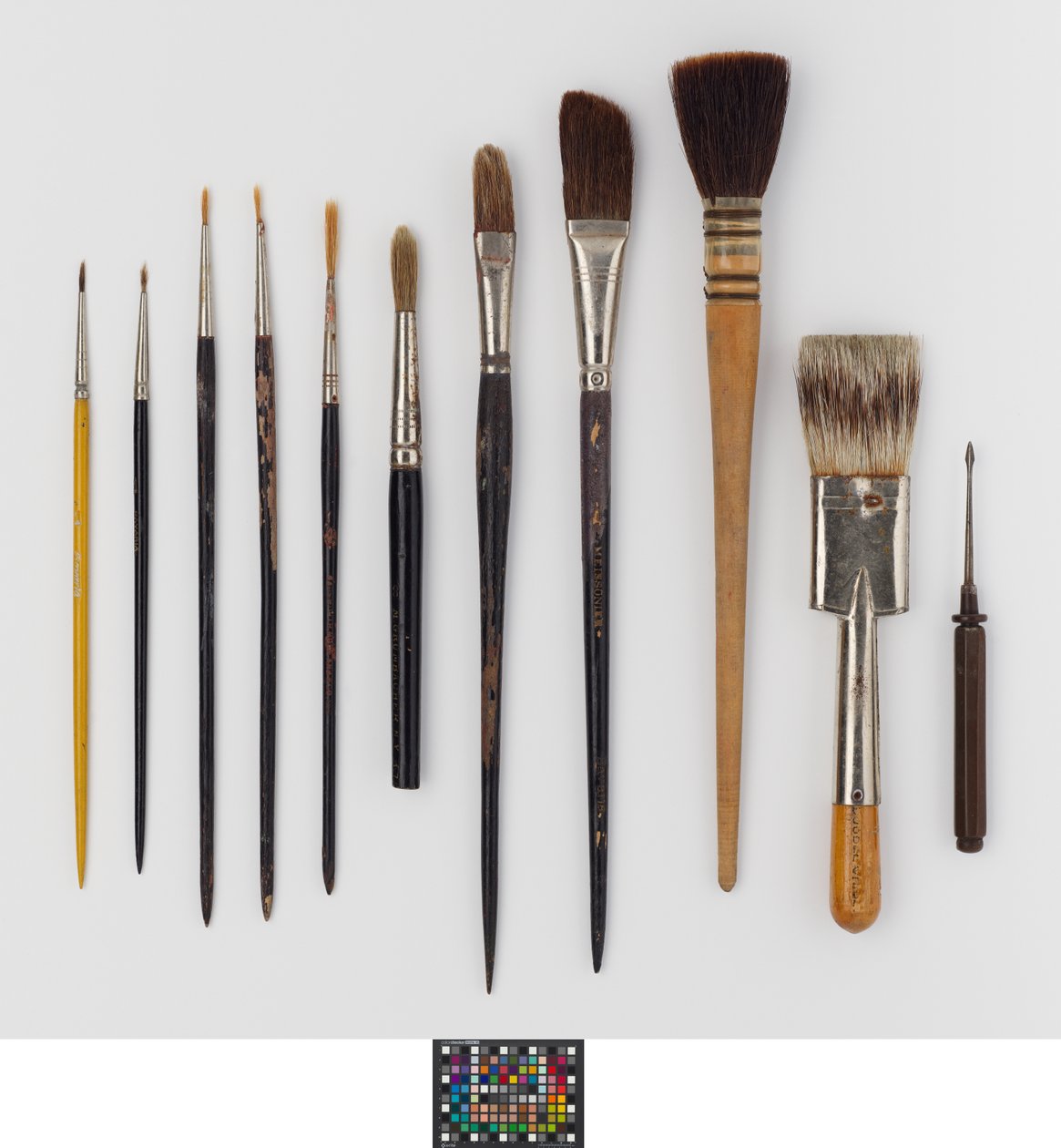 Watercolour tools belonging to John Singer Sargent by Unbekannt
