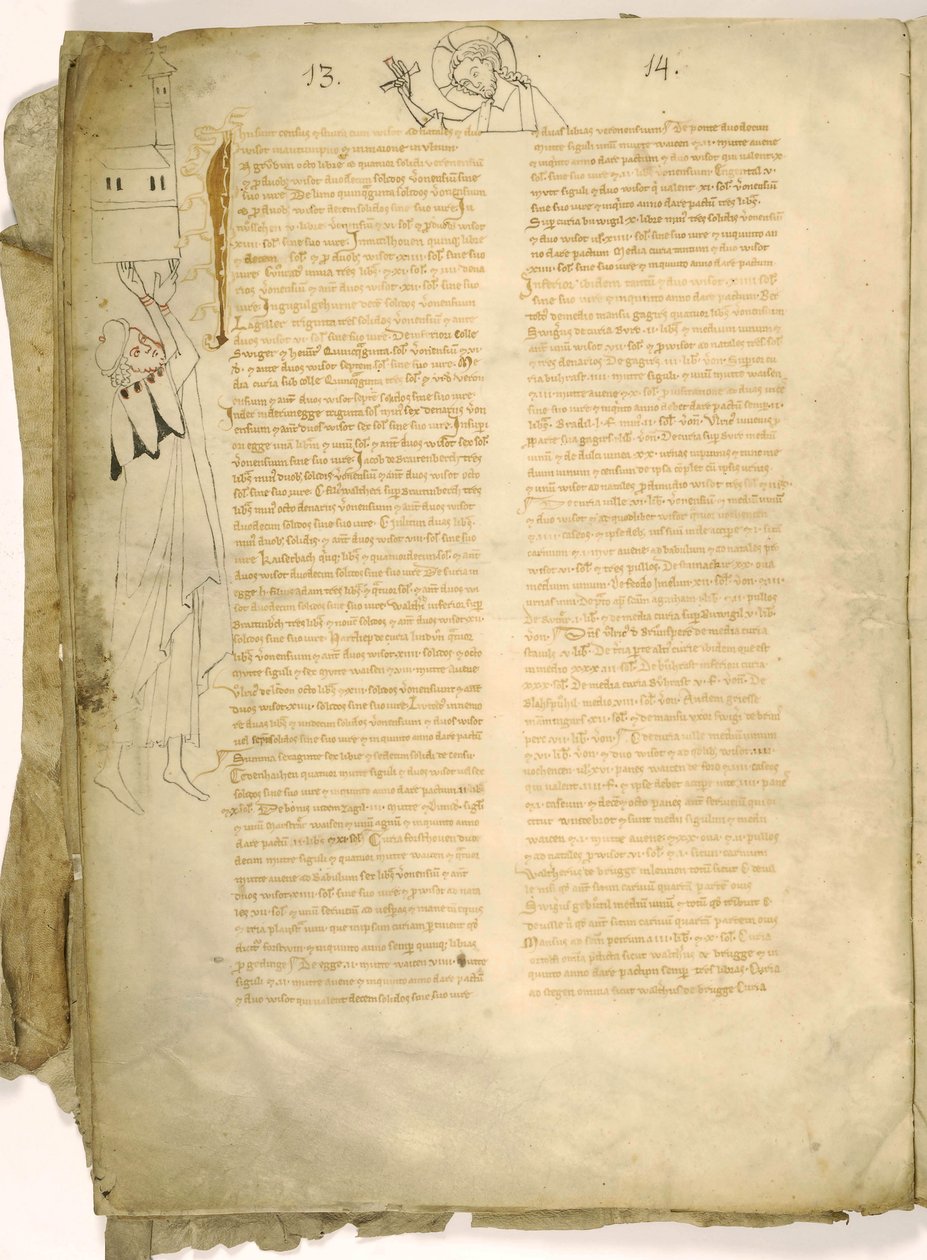 Welf I, Duke of Bavaria From the Codex maior traditionum Weingartensium by Unbekannt