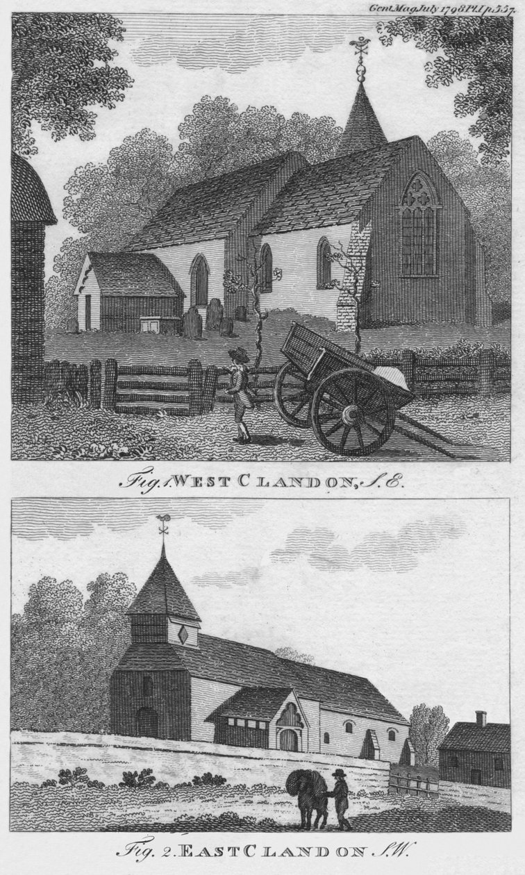 West Clandon and East Clandon by Unbekannt