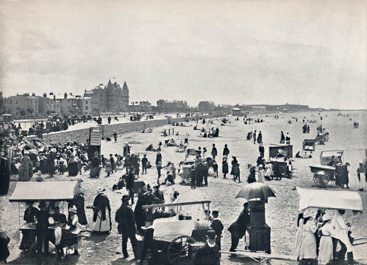 Weston-Super-Mare - A Summer Scene on the Sands by Unbekannt