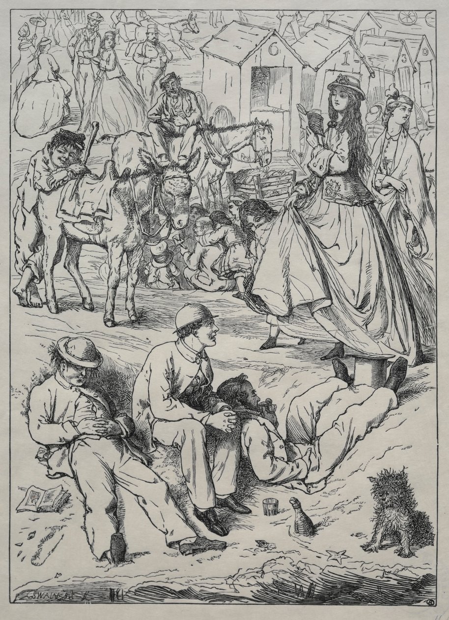 What We Did at the Seaside - Nothing, 1862 by Unbekannt